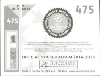 2014-15 Panini UEFA Champions League Stickers #475 John Arne Riise Back