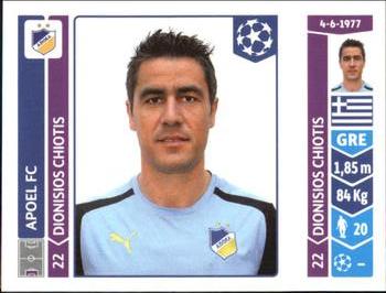 2014-15 Panini UEFA Champions League Stickers #482 Dionisios Chiotis Front