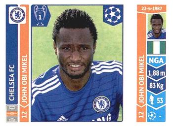 2014-15 Panini UEFA Champions League Stickers #502 John Obi Mikel Front