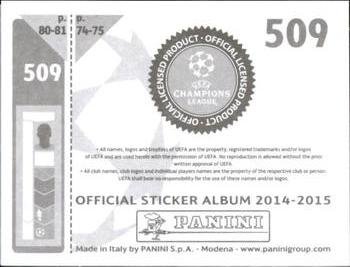2014-15 Panini UEFA Champions League Stickers #509 Joel Matip Back