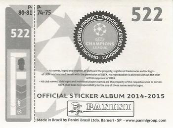 2014-15 Panini UEFA Champions League Stickers #522 Leon Goretzka Back