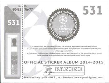 2014-15 Panini UEFA Champions League Stickers #531 William Carvalho Back