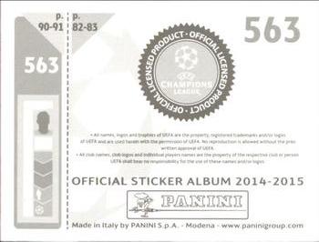 2014-15 Panini UEFA Champions League Stickers #563 Bruno Martins Indi Back