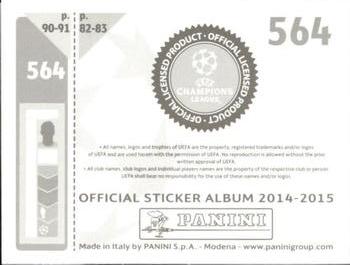 2014-15 Panini UEFA Champions League Stickers #564 Maicon Back