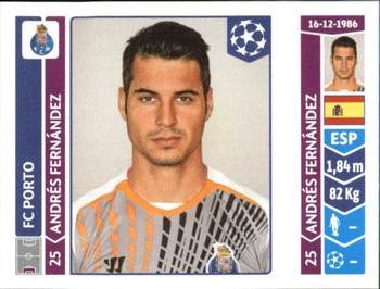 2014-15 Panini UEFA Champions League Stickers #572 Andres Fernandez Front