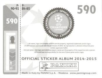2014-15 Panini UEFA Champions League Stickers #590 Andriy Pyatov Back