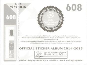 2014-15 Panini UEFA Champions League Stickers #608 Iago Herrerin Back
