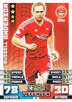 2014-15 Topps Match Attax SPFL #6 Russell Anderson Front