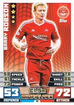 2014-15 Topps Match Attax SPFL #14 Barry Robson Front