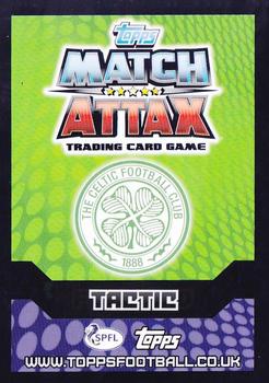 2014-15 Topps Match Attax SPFL #19 Celtic Club Badge Back