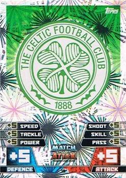 2014-15 Topps Match Attax SPFL #19 Celtic Club Badge Front