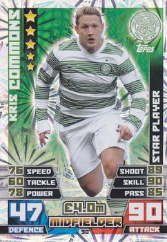 2014-15 Topps Match Attax SPFL #30 Kris Commons Front