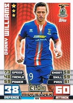 2014-15 Topps Match Attax SPFL #105 Danny Williams Front