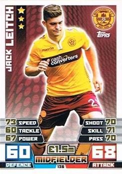 2014-15 Topps Match Attax SPFL #136 Jack Leitch Front