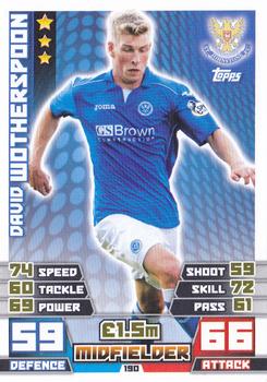 2014-15 Topps Match Attax SPFL #190 David Wotherspoon Front