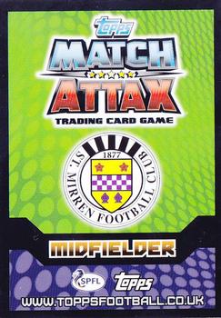 2014-15 Topps Match Attax SPFL #208 Gary Teale Back