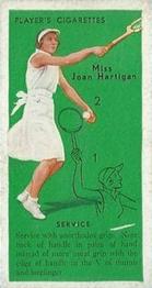 1936 Player's Tennis #1 Miss Joan Hartigan Front