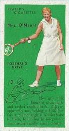 1936 Player's Tennis #11 Mrs. O'Meara Front