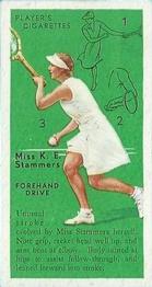 1936 Player's Tennis #13 Miss K. E. Stammers Front
