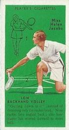 1936 Player's Tennis #34 Miss Helen Jacobs Front
