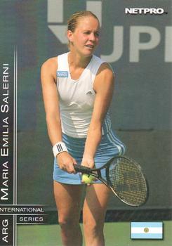 2003 NetPro International Series #60 Maria Emilia Salerni Front