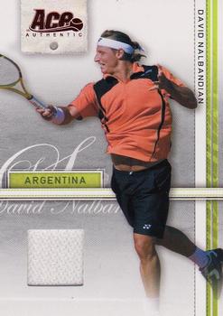 2007 Ace Authentic Straight Sets - Materials #11 David Nalbandian Front