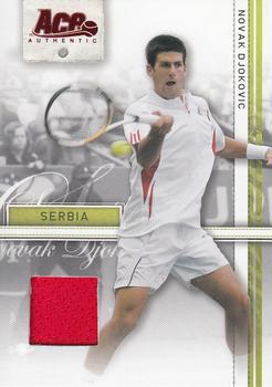 2007 Ace Authentic Straight Sets - Materials #16 Novak Djokovic Front