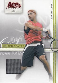 2007 Ace Authentic Straight Sets - Materials #19 James Blake Front