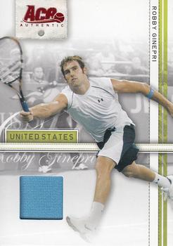 2007 Ace Authentic Straight Sets - Materials #33 Robby Ginepri Front