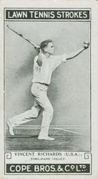 1924 Cope's Lawn Tennis Strokes #6 Vincent Richards Front