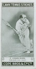 1924 Cope's Lawn Tennis Strokes #15 Pat O'Hara Wood Front