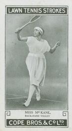 1924 Cope's Lawn Tennis Strokes #24 Kitty McKane Front