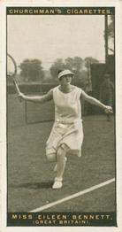 1928 Churchman's Lawn Tennis #6 Miss Eileen Bennett Front