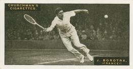 1928 Churchman's Lawn Tennis #7 Jean Borotra Front