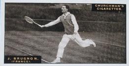 1928 Churchman's Lawn Tennis #10 Jacques Brugnon Front