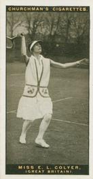 1928 Churchman's Lawn Tennis #13 Evelyn Colyer Front