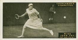 1928 Churchman's Lawn Tennis #18 Miss Joan Fry Front
