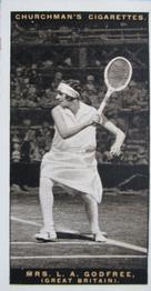 1928 Churchman's Lawn Tennis #19 Kitty McKane-Godfree Front