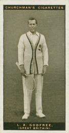 1928 Churchman's Lawn Tennis #20 Leslie Godfree Front