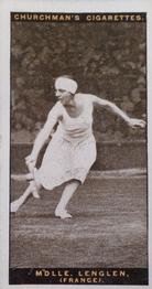 1928 Churchman's Lawn Tennis #33 Suzanne Lenglen Front
