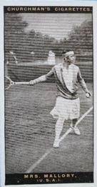 1928 Churchman's Lawn Tennis #35 Molla Mallory Front