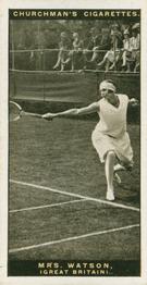 1928 Churchman's Lawn Tennis #48 Mrs. Watson Front