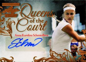 2015 Leaf Ultimate - Queen of the Court Autographs #QC-AKS Anna Karolina Schmiedlova Front