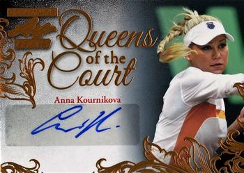 2015 Leaf Ultimate - Queen of the Court Autographs #QC-AK2 Anna Kournikova Front