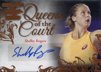 2015 Leaf Ultimate - Queen of the Court Autographs #QC-SR1 Shelby Rogers Front