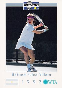 1993 NetPro #W12 Bettina Fulco-Villela Front