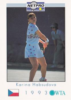 1993 NetPro #W15 Karina Habsudova Front