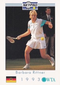 1993 NetPro #W31 Barbara Rittner Front