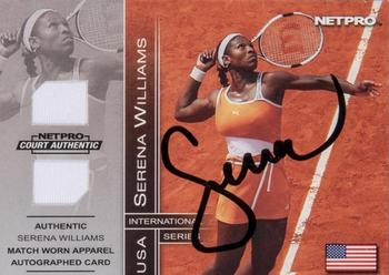 2003 NetPro International Series - Court Authentic Series A #2A Serena Williams Front