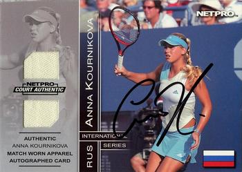 2003 NetPro International Series - Court Authentic Series A #10A Anna Kournikova Front